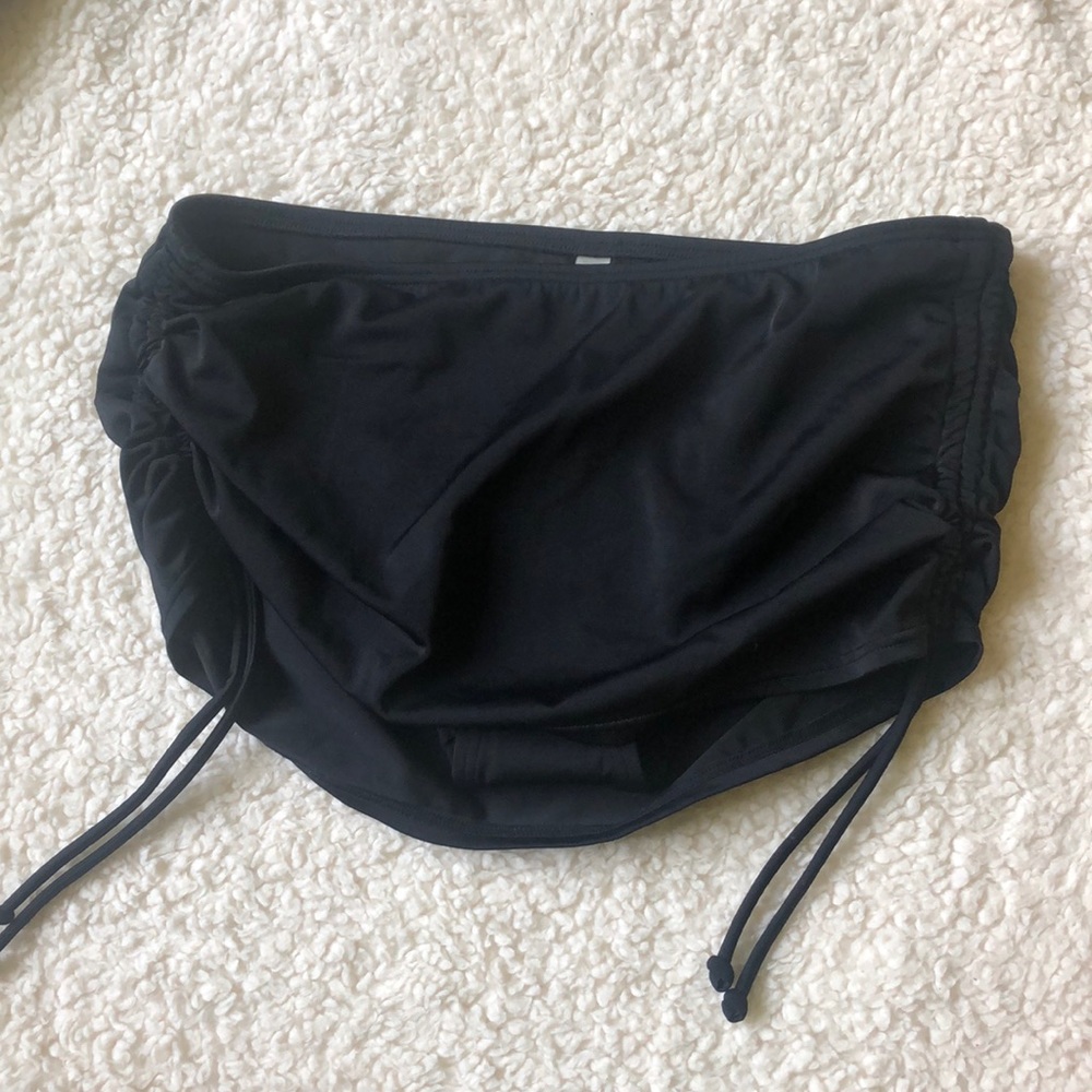 Victoria Secret's Ruched Swim Skirt Black XS